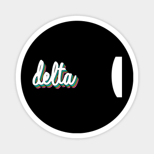 Delta Retro Magnet